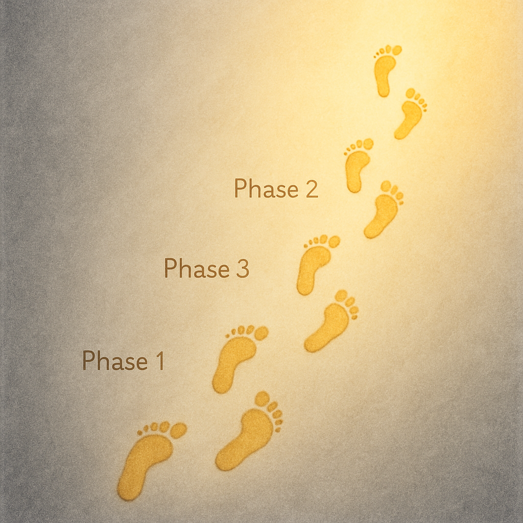 Baby Steps Healing - Four Phases