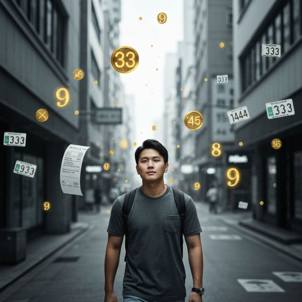 Numbers everywhere - the awakened vision