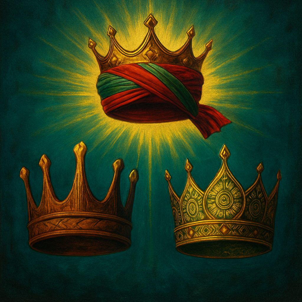 The Three Kings - three crowns of body, mind and soul